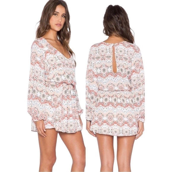 SHOW ME YOUR MUMU Rainey Printed Mini Dress In La Quinta Small - Picture 1 of 5